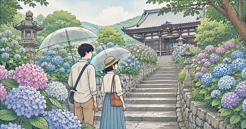 頼光寺の紫陽花の見頃はいつ？