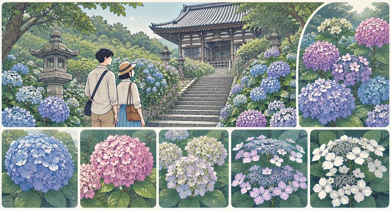 頼光寺の紫陽花の見どころ