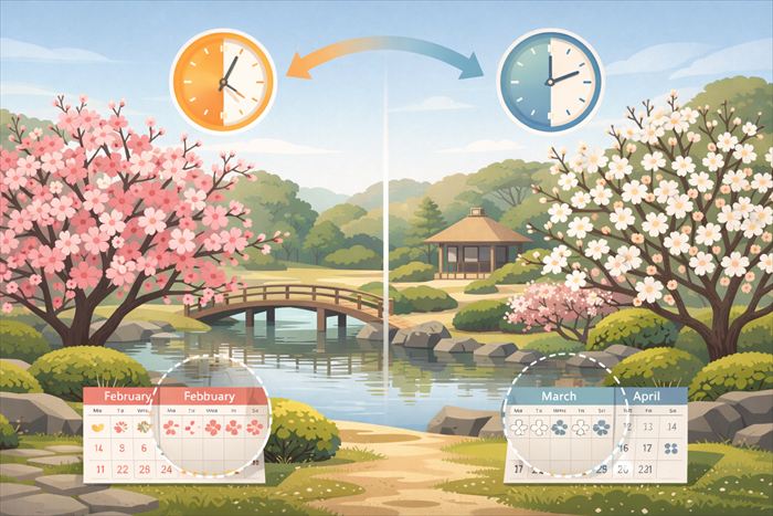 六義園 梅の見頃時期は例年いつ頃？早咲きと遅咲きの違い