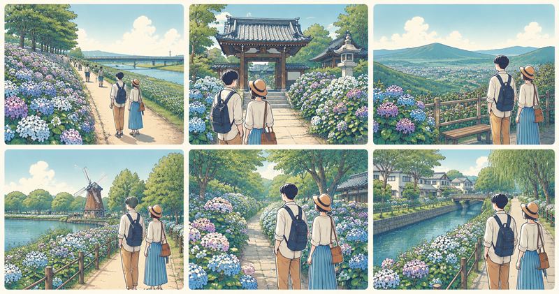 埼玉 あじさいの見頃に行きたい名所一覧