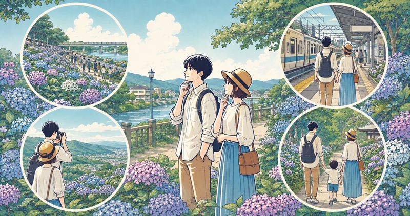 埼玉 あじさいの見頃を目的別に選ぶ