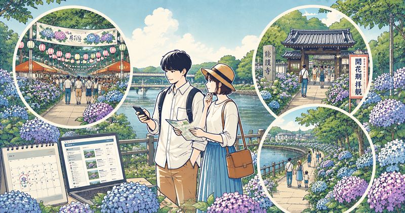 埼玉 あじさいの見頃とイベント情報