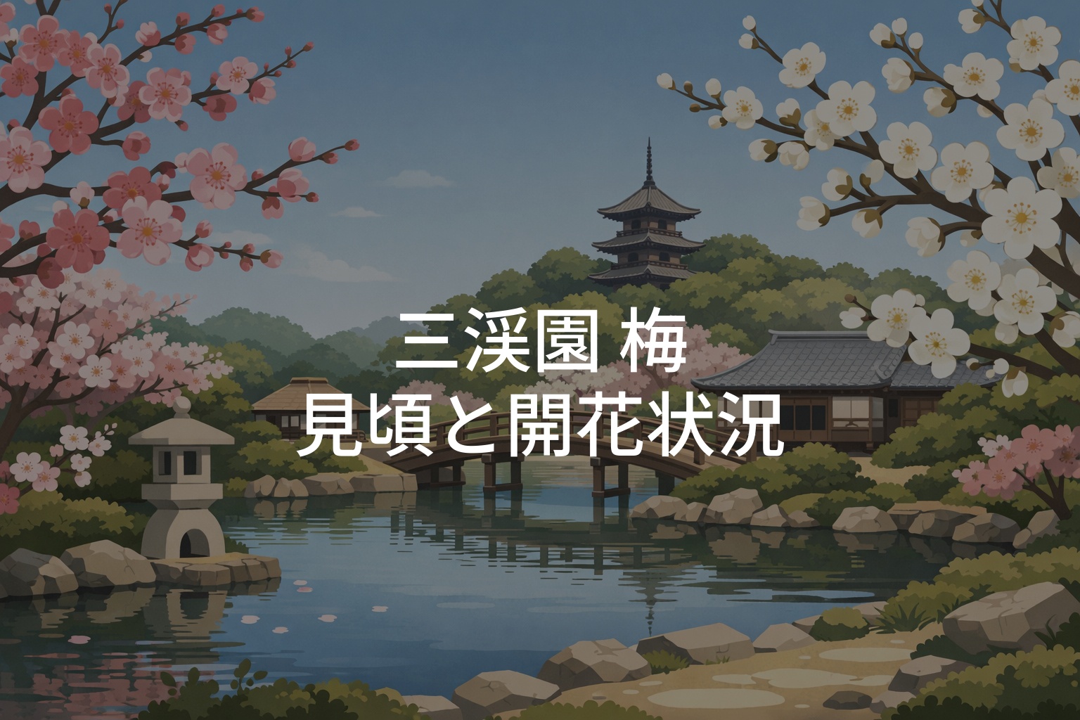 【2026年】三渓園 梅の見頃はいつ？最新開花状況と楽しみ方