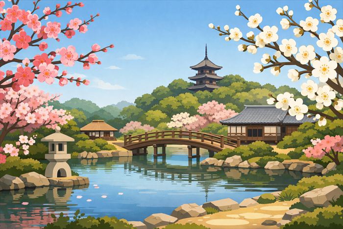 三渓園 梅の見頃と開花状況