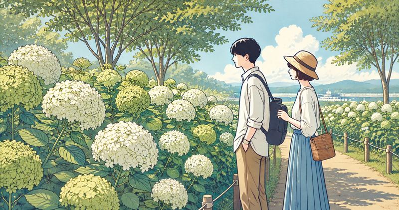 権現堂 あじさいの見頃と開花状況