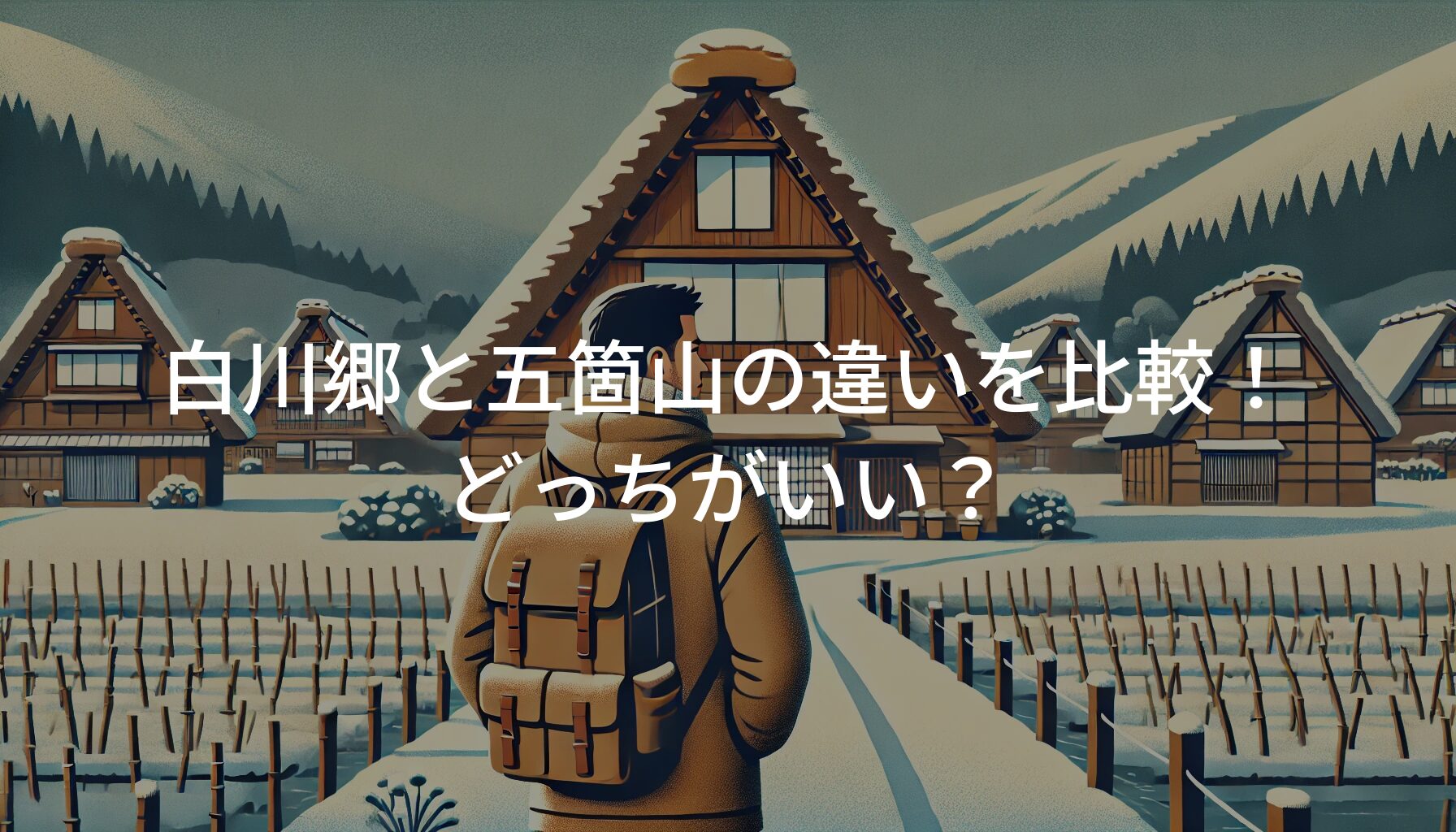 白川郷と五箇山の違いを比較！どっちがいい？