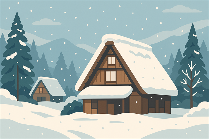 白川郷の雪はいつからいつまで？