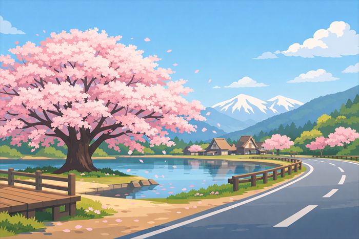 荘川桜の見頃はいつからいつまで