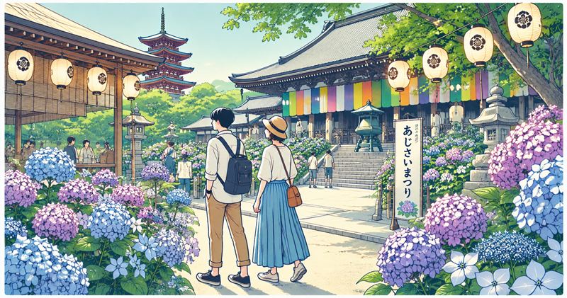 高幡不動尊あじさいまつりの開催情報