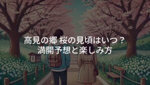 【2025年】高見の郷 桜の見頃はいつ？満開予想と楽しみ方