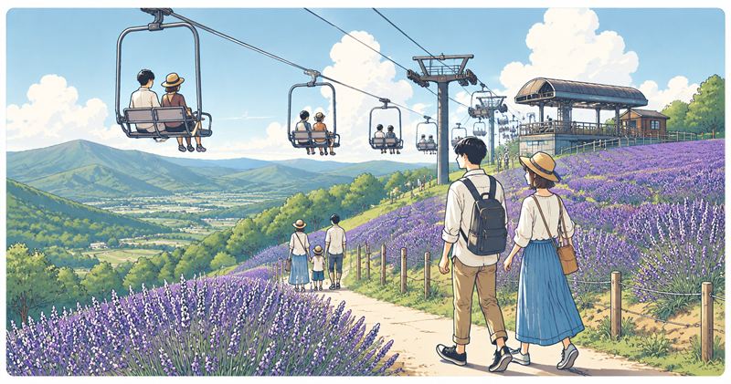 たんばらラベンダーパークの見頃シーズンの楽しみ方