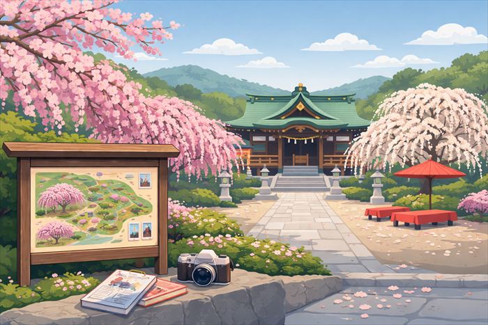 龍尾神社梅の開花状況と観光情報