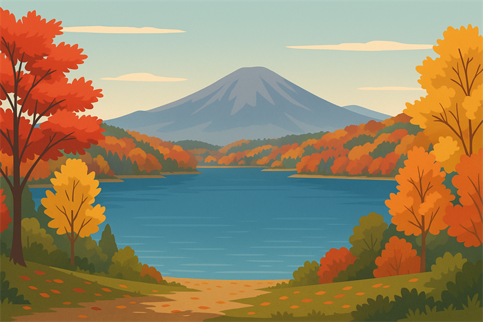 田沢湖の紅葉シーズンと見頃時期