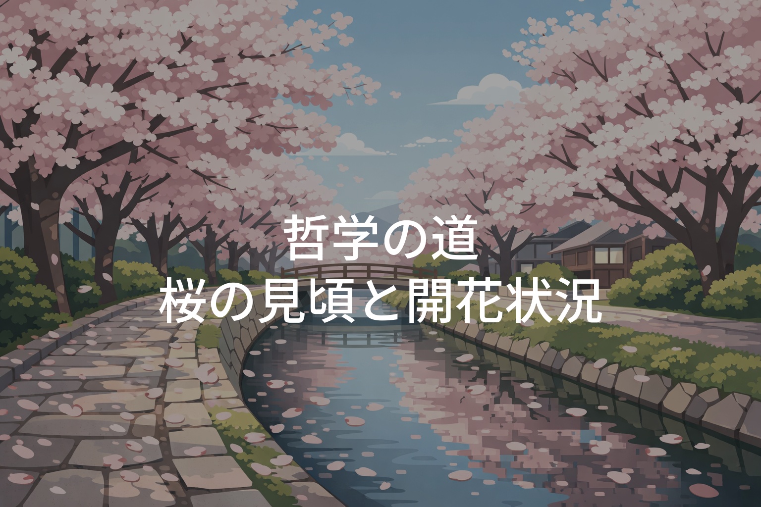 哲学の道 桜の見頃はいつ？開花状況と見どころ