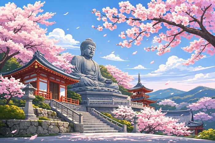 壺阪寺 桜の見頃と開花状況
