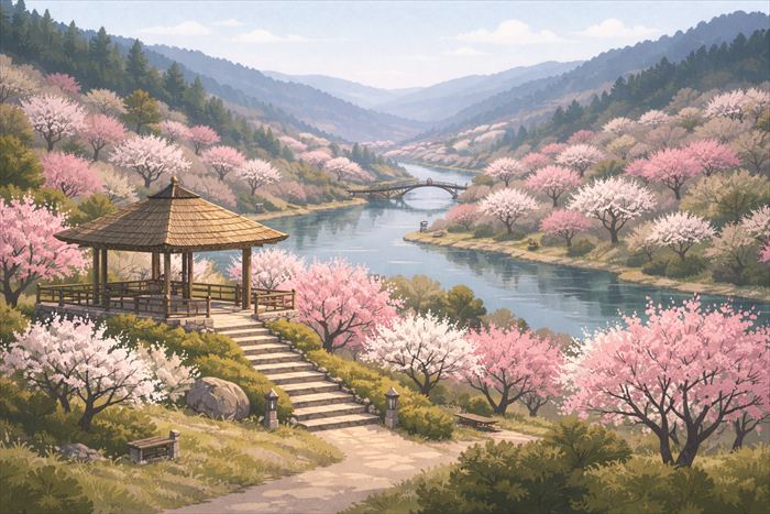 月ヶ瀬梅林の開花状況と見頃