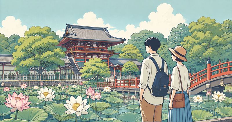 鶴岡八幡宮のハスの花の見頃と開花状況