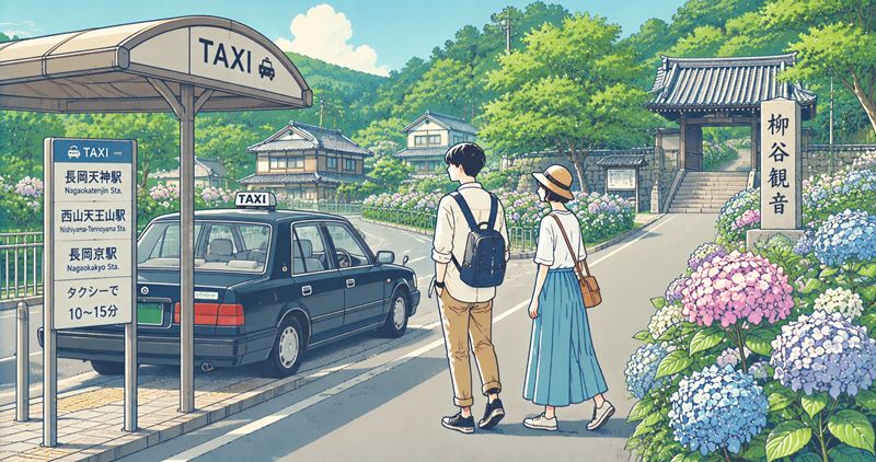 柳谷観音 あじさいの見頃シーズンのアクセスと駐車場