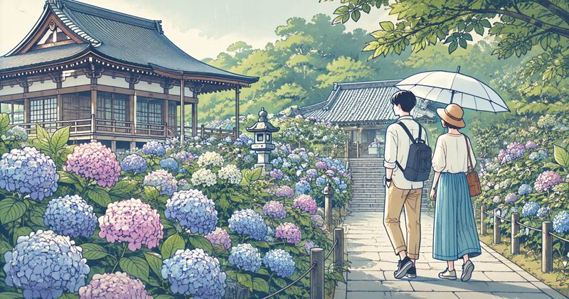 矢田寺のあじさいの見頃と開花状況