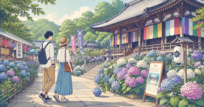 矢田寺のあじさいまつりと基本情報