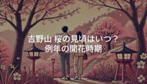 吉野山 桜の見頃はいつ？例年の開花時期とエリア別ガイド