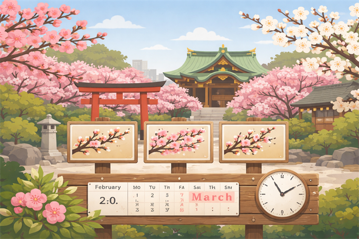 湯島天神 梅の開花状況を確認する確実な方法